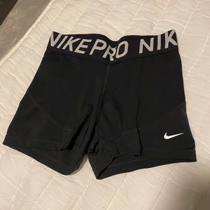 Nike pro spandex shorts